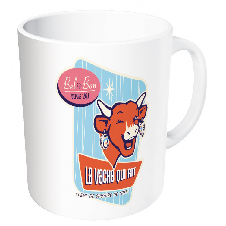Mug La vache qui rit® Vintage bleu clin d'œil