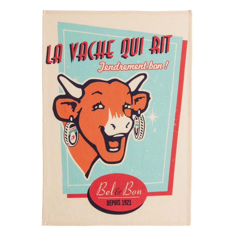 Torchon COUCKE x La vache qui rit® Rétro vanille
