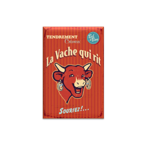 Magnet La vache qui rit® Vintage rouge