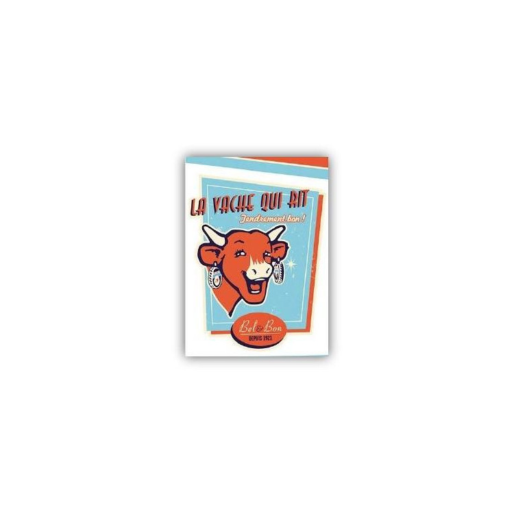 Carte postale La vache qui rit® Vintage Bleu