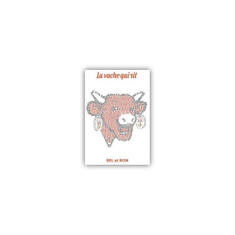 Carte postale  La vache qui rit® Ecriture