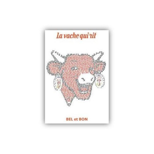 Carte postale  La vache qui rit® Ecriture