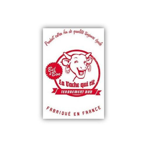 Carte postale  La vache qui rit® Tampon Bel et bon