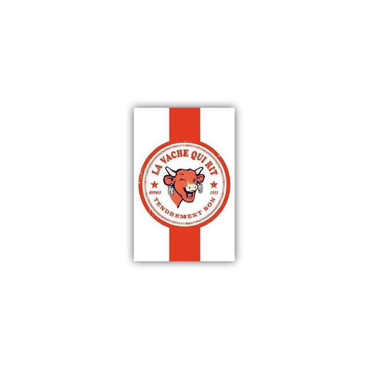 Carte postale  La vache qui rit® Tampon tendrement bon