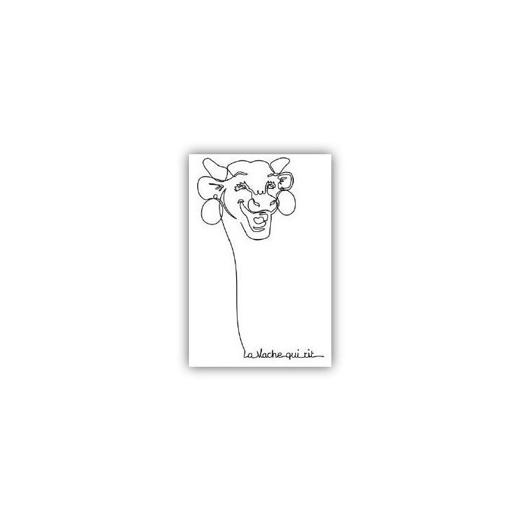 Carte postale  La vache qui rit® Linéaire