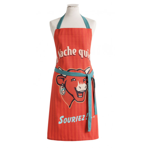 Tablier COUCKE x La vache qui rit® Rétro rouge